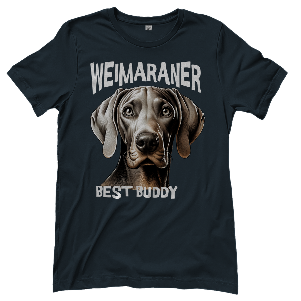 Damen T-Shirt Weimaraner Kopf