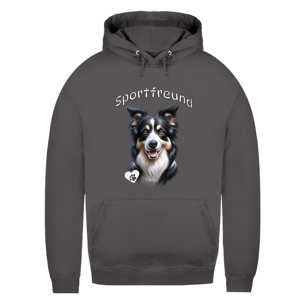 Damen Hoodie Border Collie Sportfreund