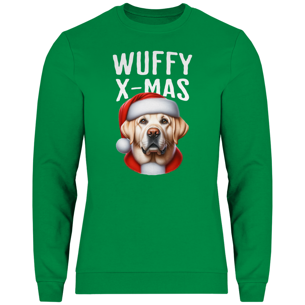 Sweatshirt X-Mas Golden Retriever Herren/Unisex