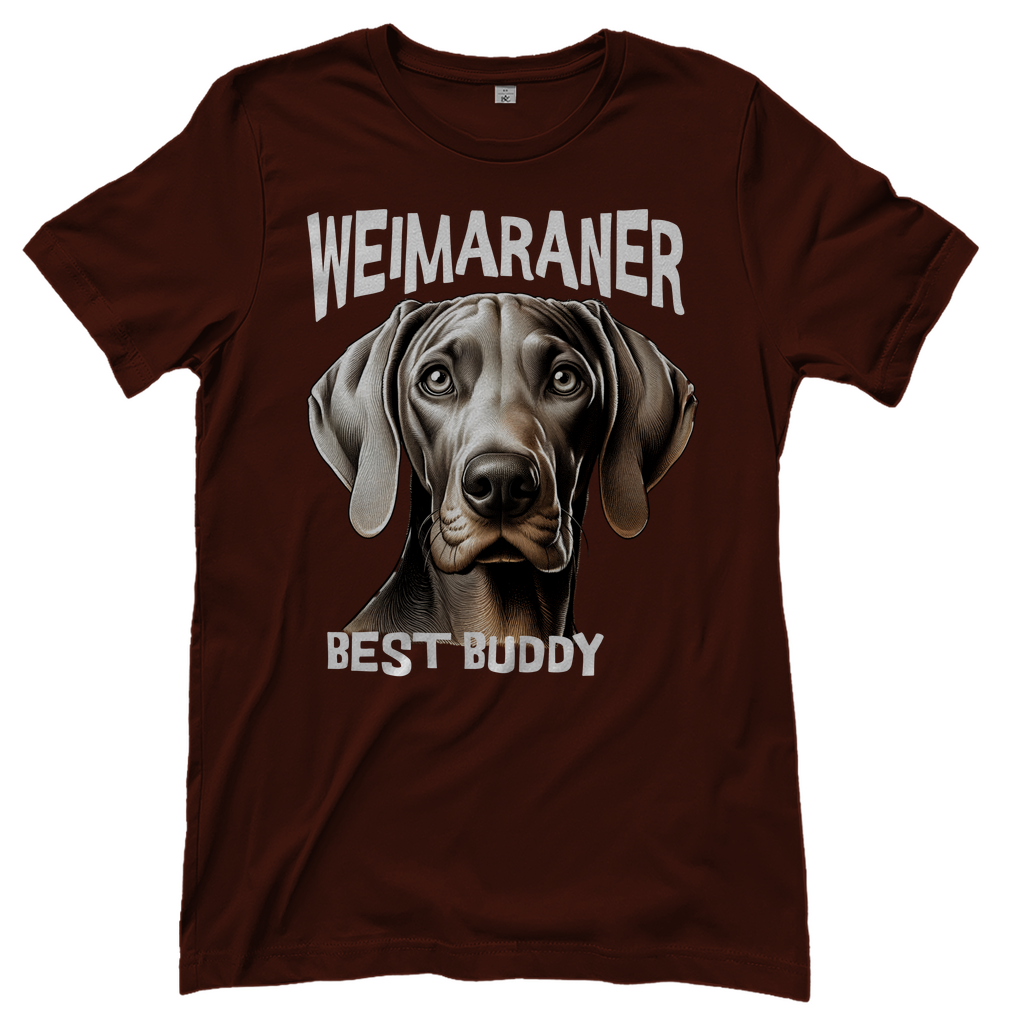 Damen T-Shirt Weimaraner Kopf