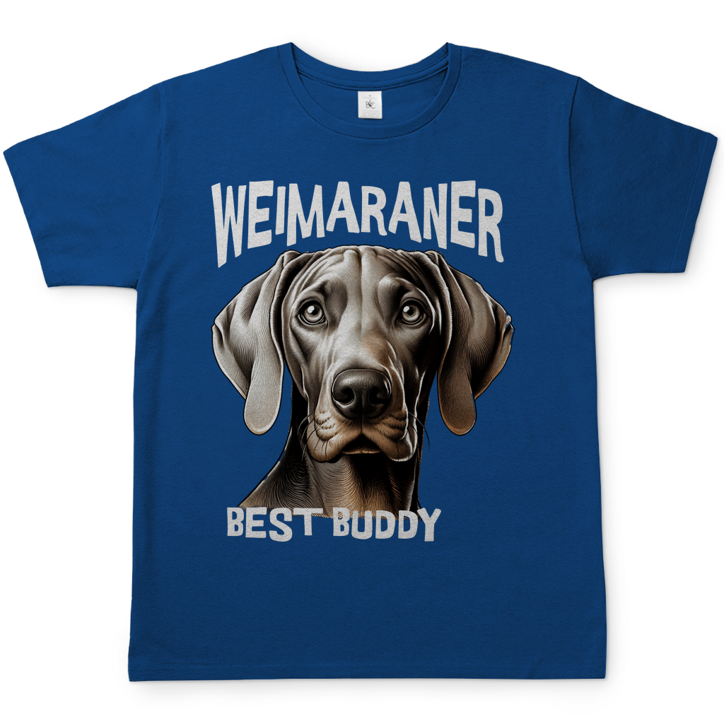 Weimaraner Kopf - Best Buddy, Herren T-Shirt