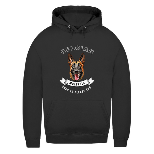 Hoodie Belgian Malinois Born to please you für Damen