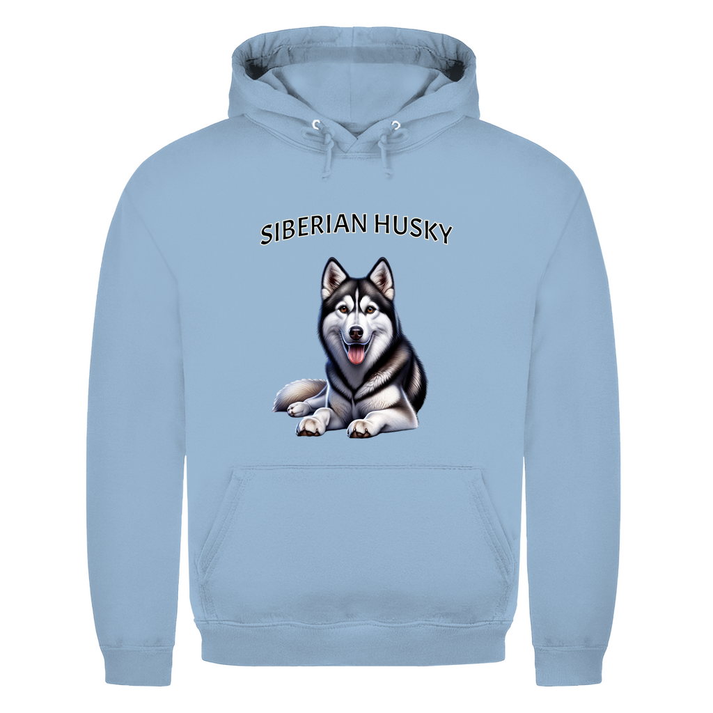 Herren Hoodie Siberian Husky