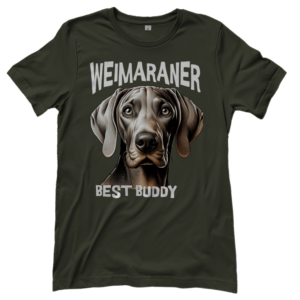 Damen T-Shirt Weimaraner Kopf