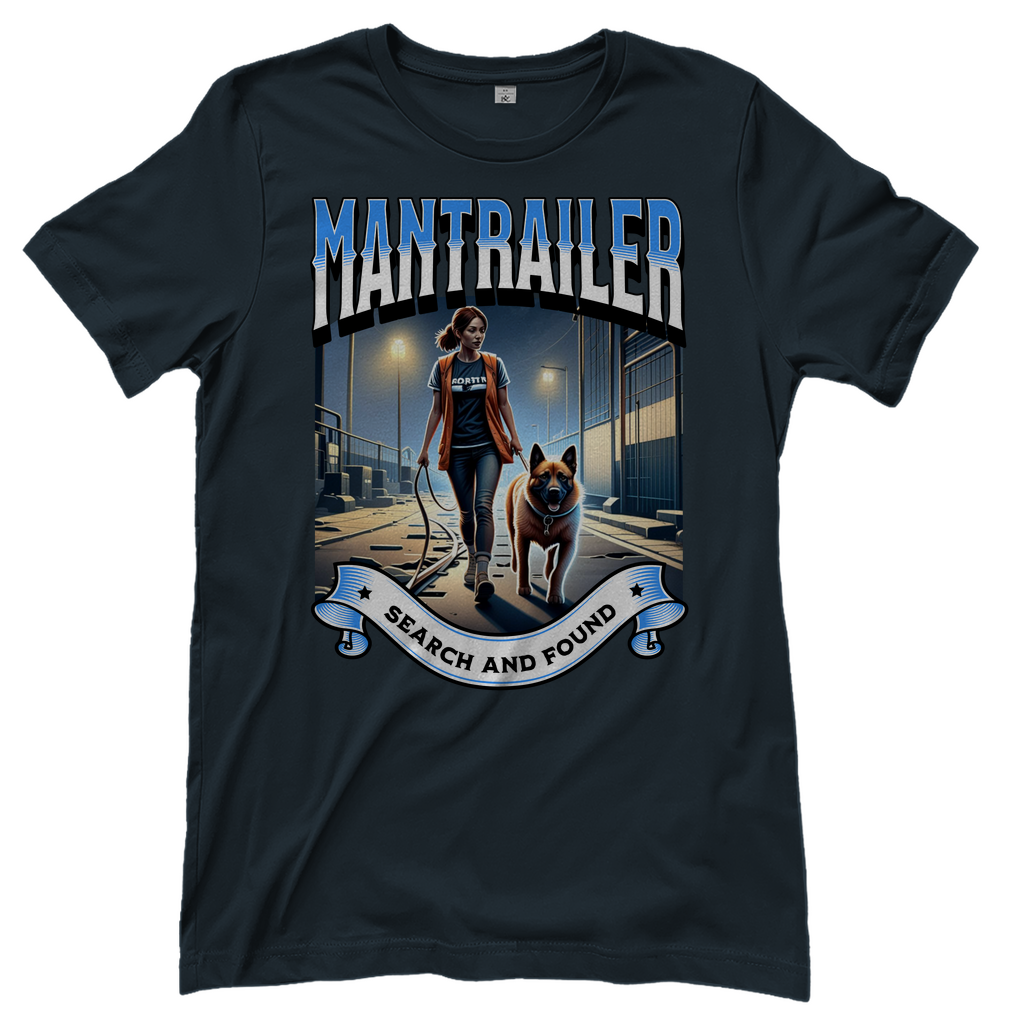 Damen T-Shirt Mantrailing Suchhund