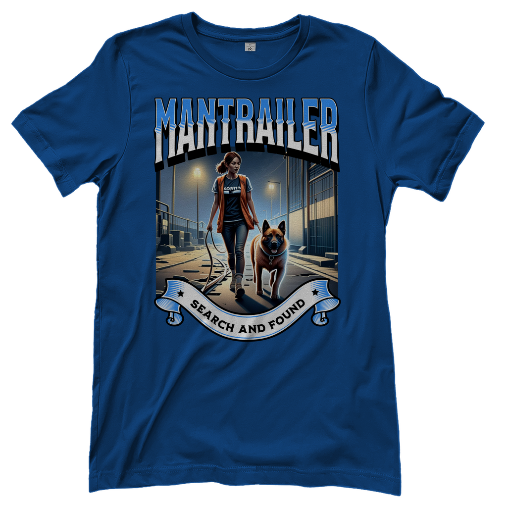 Damen T-Shirt Mantrailing Suchhund