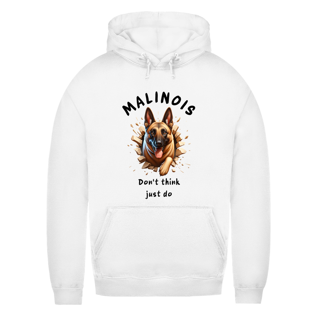 Damen Hoodie Malinois Don't think just do