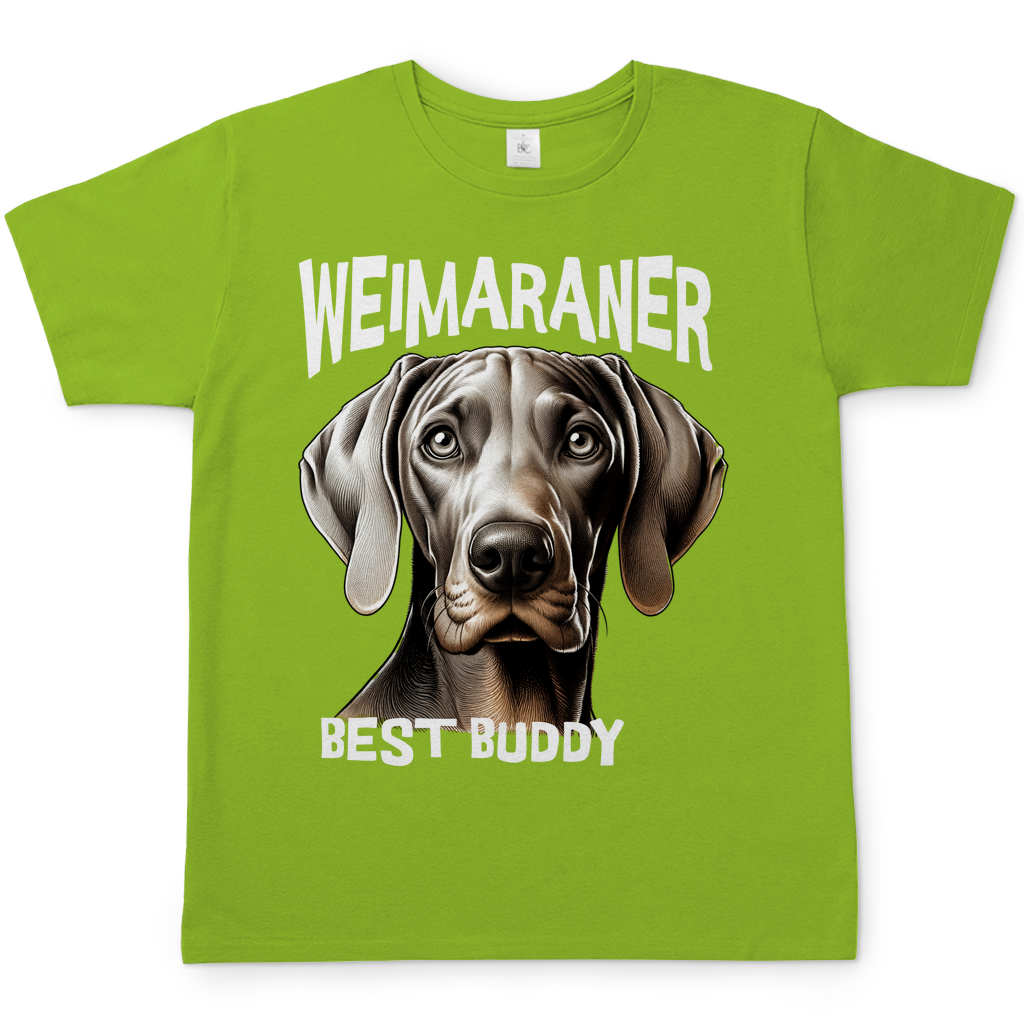 Weimaraner Kopf - Best Buddy, Herren T-Shirt