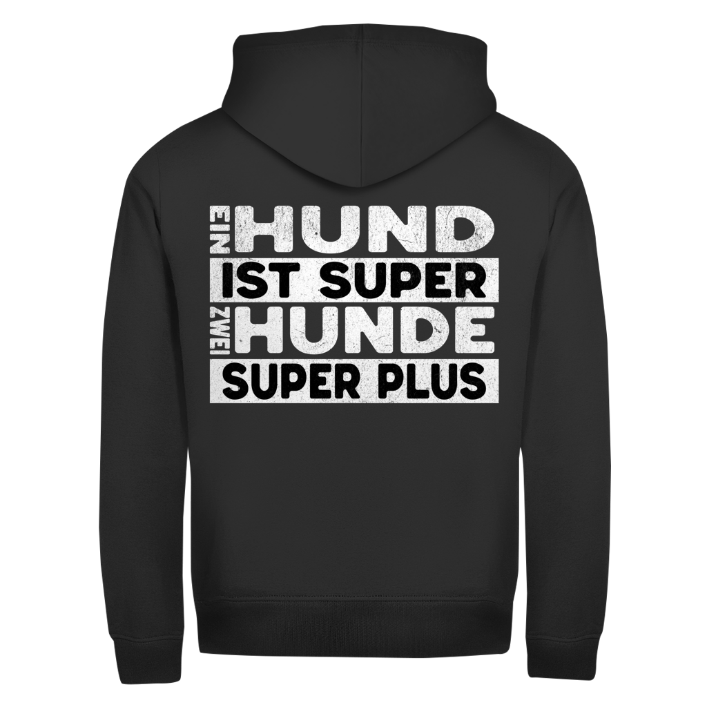 Herren Zipper Hoodie Hund. Ein Hund ist super Statement für echte Hundefans