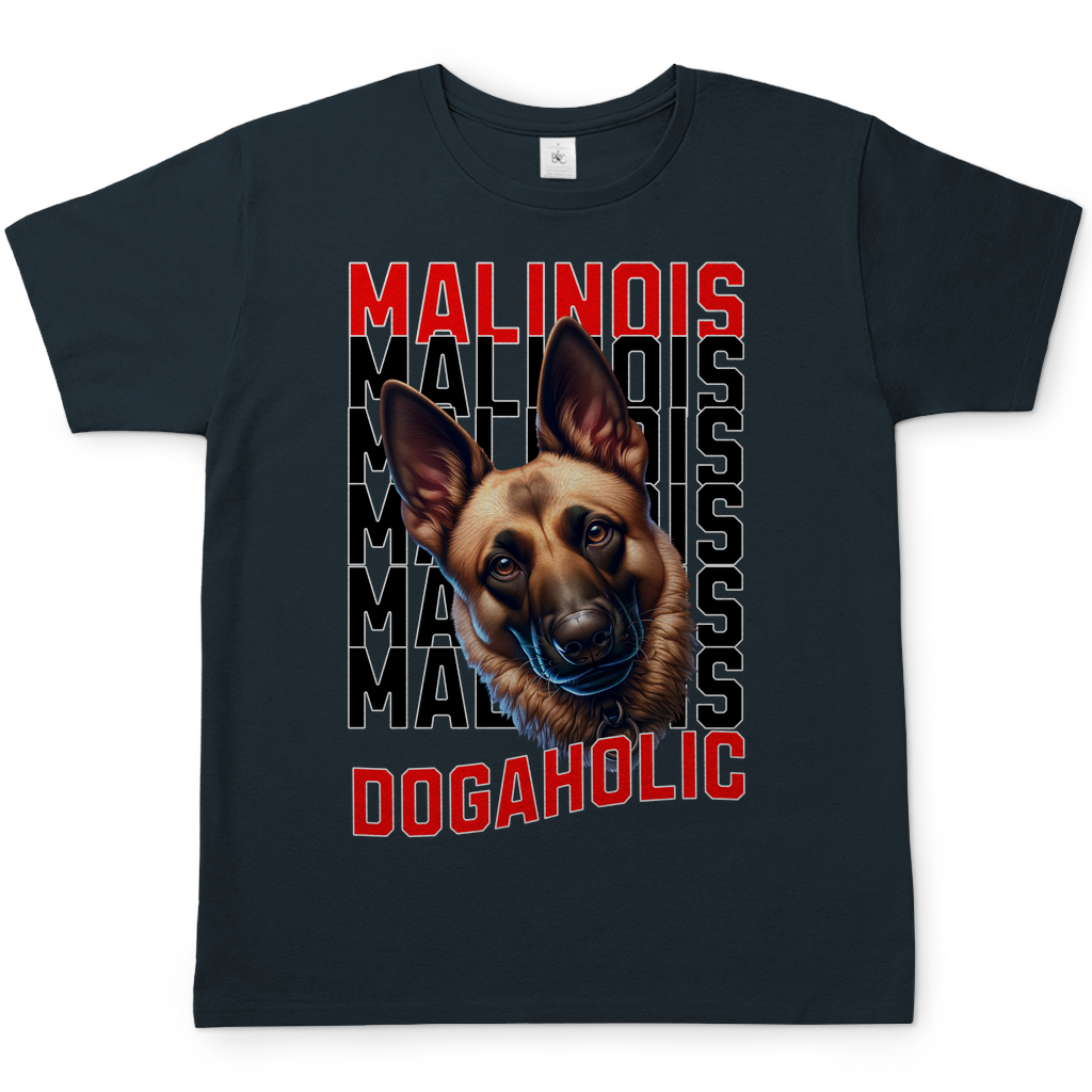 Malinois Dogaholic T-Shirt Herren