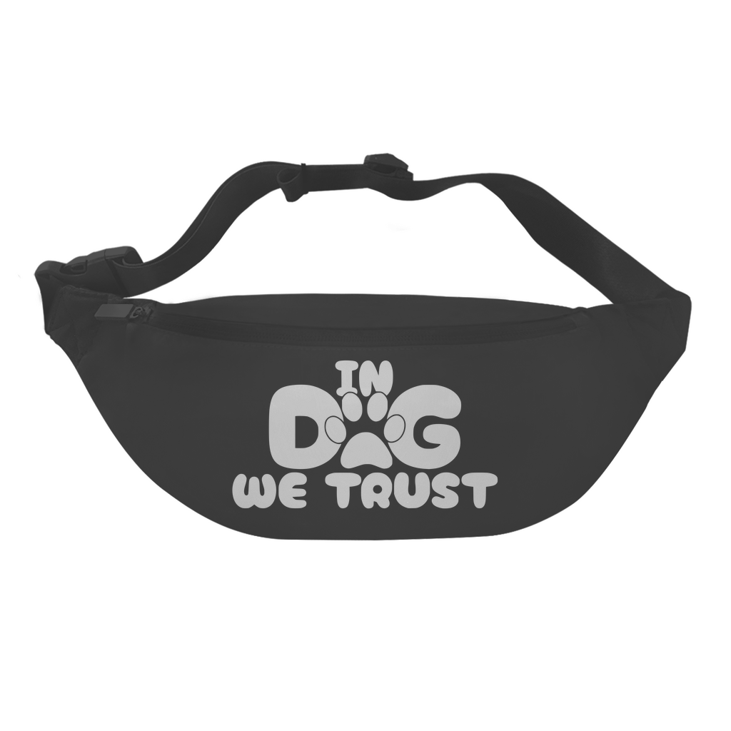 Trendige Gürteltasche für Hundehalter – "In Dog We Trust" 🐾✨