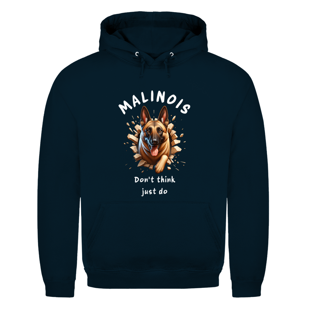 Herren Hoodie Malinois Don't think just do