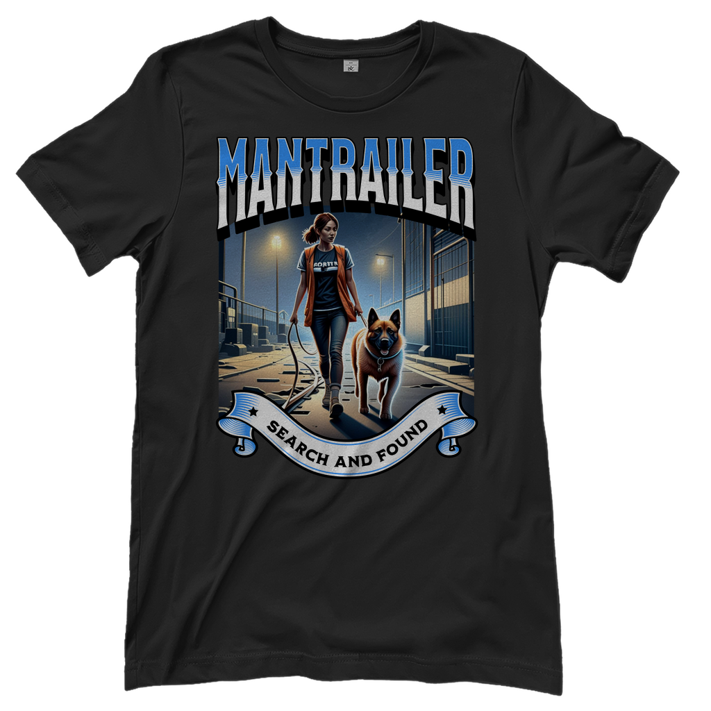 Damen T-Shirt Mantrailing Suchhund