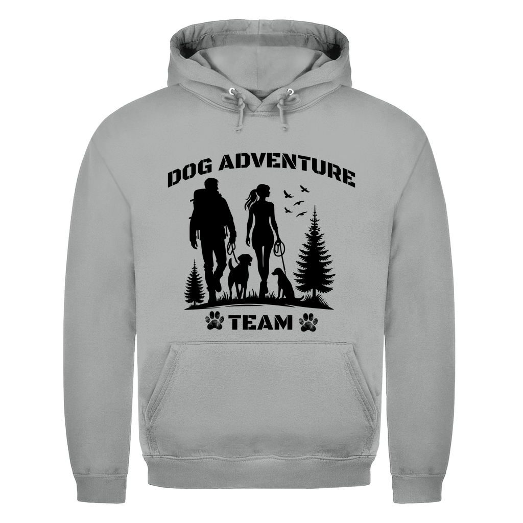 Hoodie Dog Adventure Team für Herren