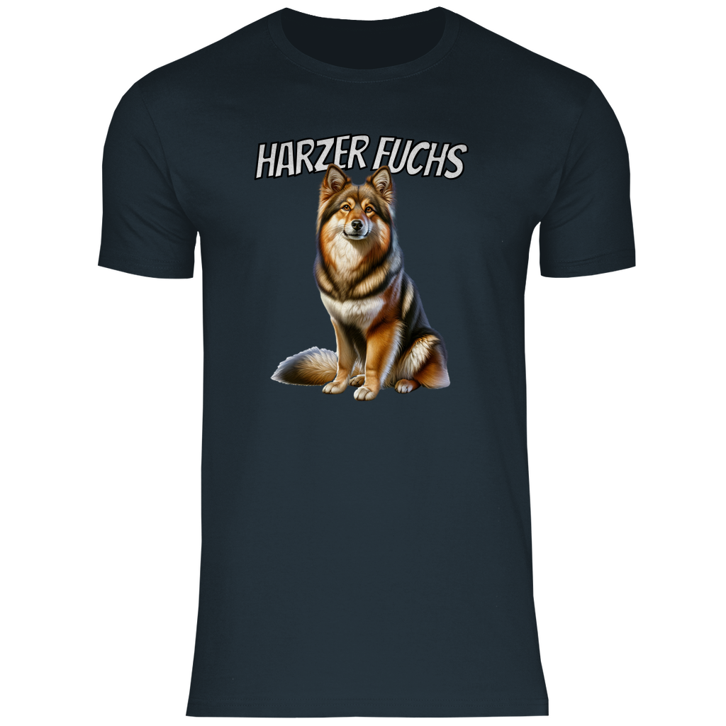 T-Shirt mit sitzendem Harzer Fuchs