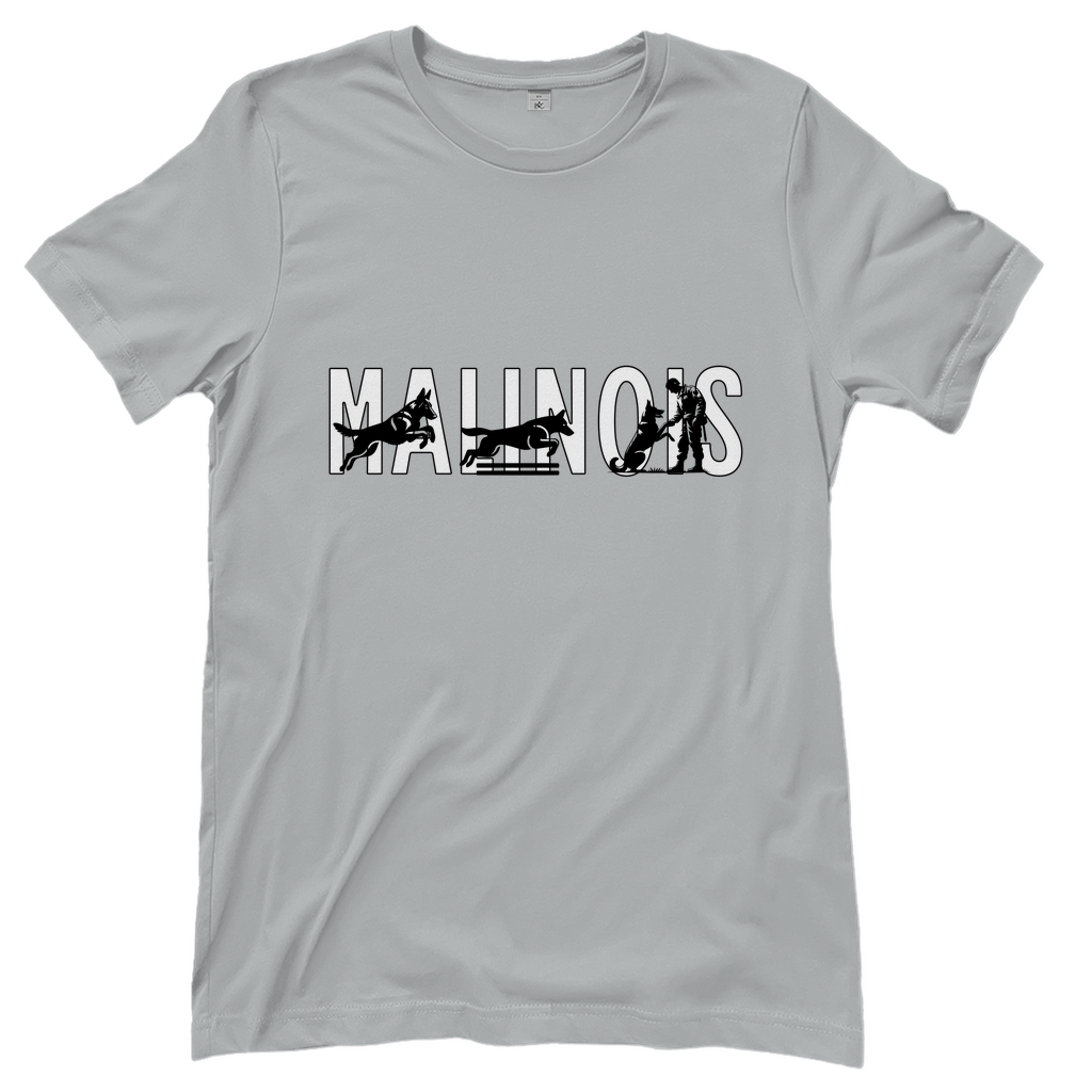 Damen T-Shirt Malinois Schriftzug
