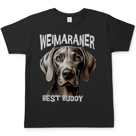 Weimaraner Kopf - Best Buddy, Herren T-Shirt