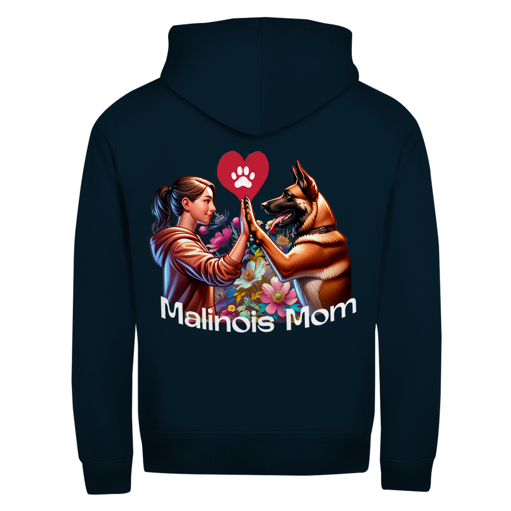 Zipper Hoodie Malinois Mom