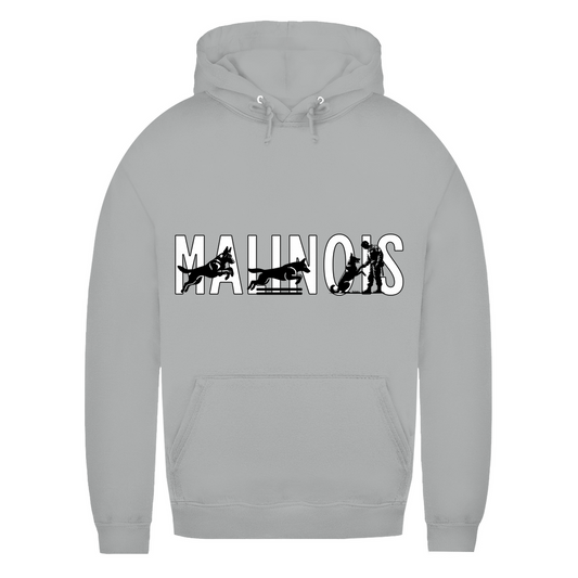 Damen Hoodie Malinois Schriftzug
