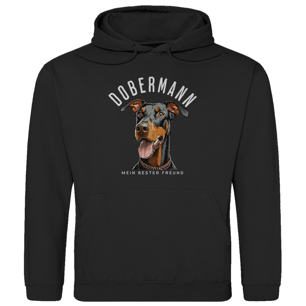 Herren Hoodie Dobermann