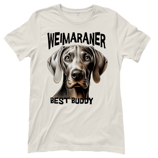 Damen T-Shirt Weimaraner Kopf