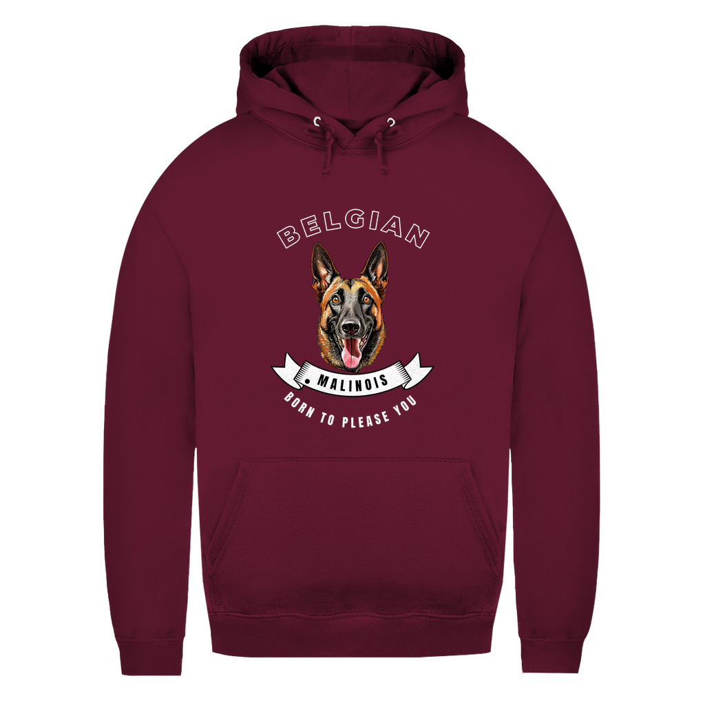 Hoodie Belgian Malinois Born to please you für Damen