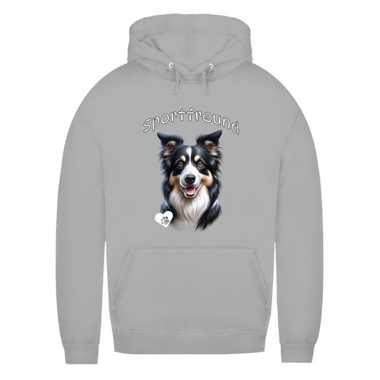 Damen Hoodie Border Collie Sportfreund
