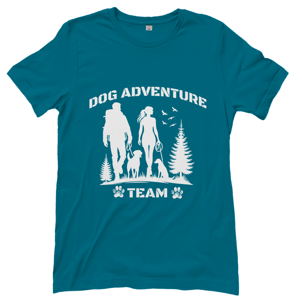 T-Shirt Dog Adventure Team für Damen