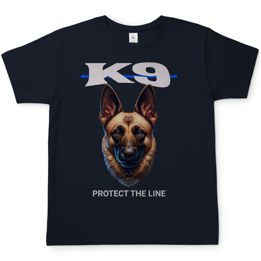 Herren T-Shirt Thin Blue Line Malinois