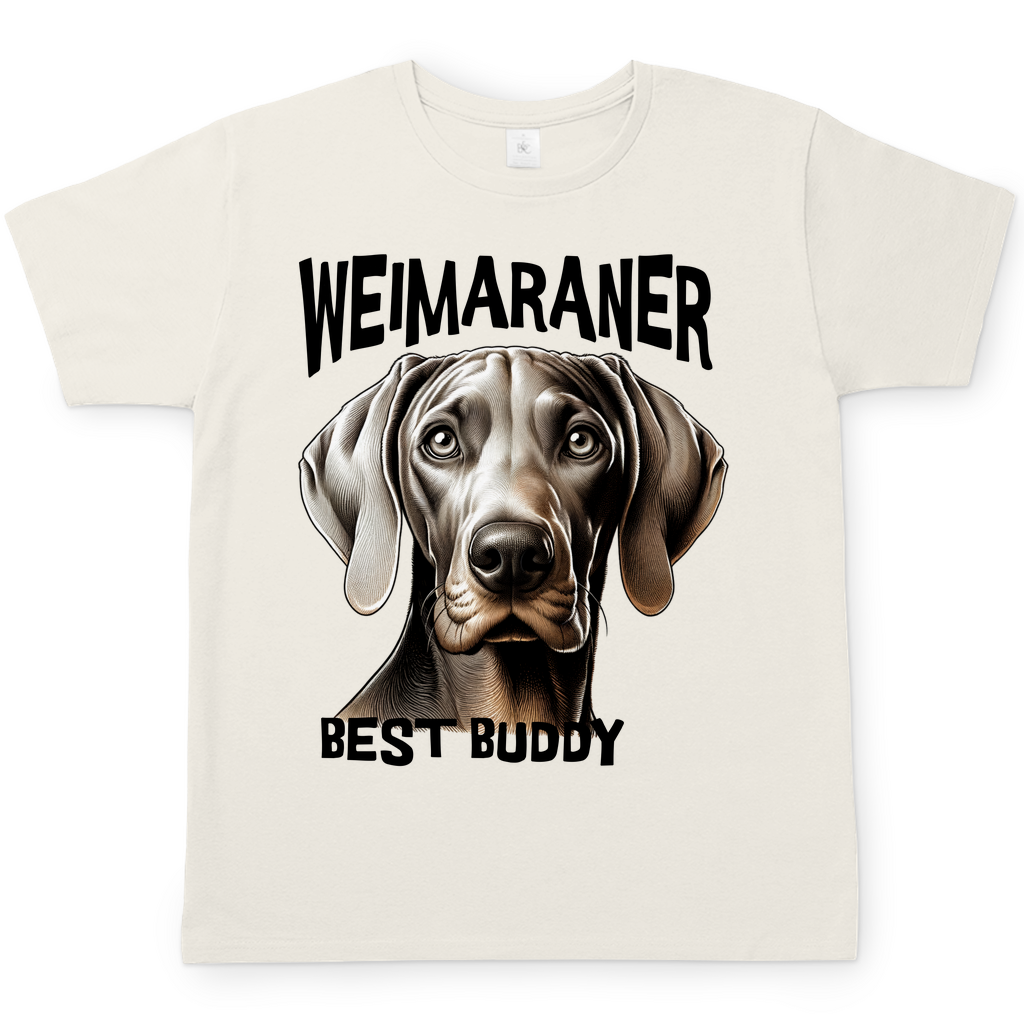 Weimaraner Kopf - Best Buddy, Herren T-Shirt