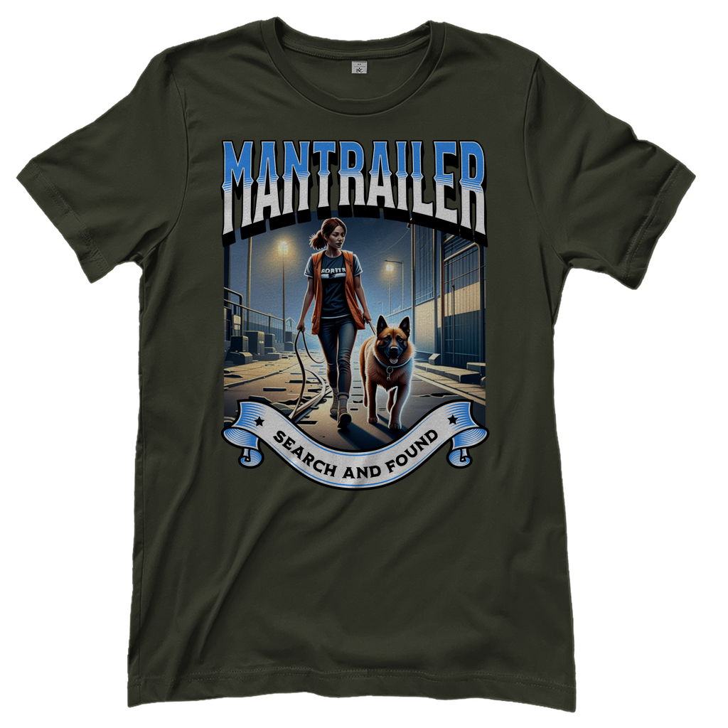 Damen T-Shirt Mantrailing Suchhund