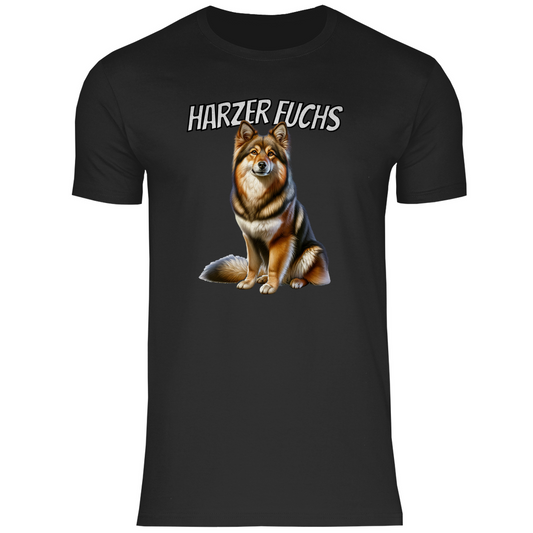 T-Shirt mit sitzendem Harzer Fuchs