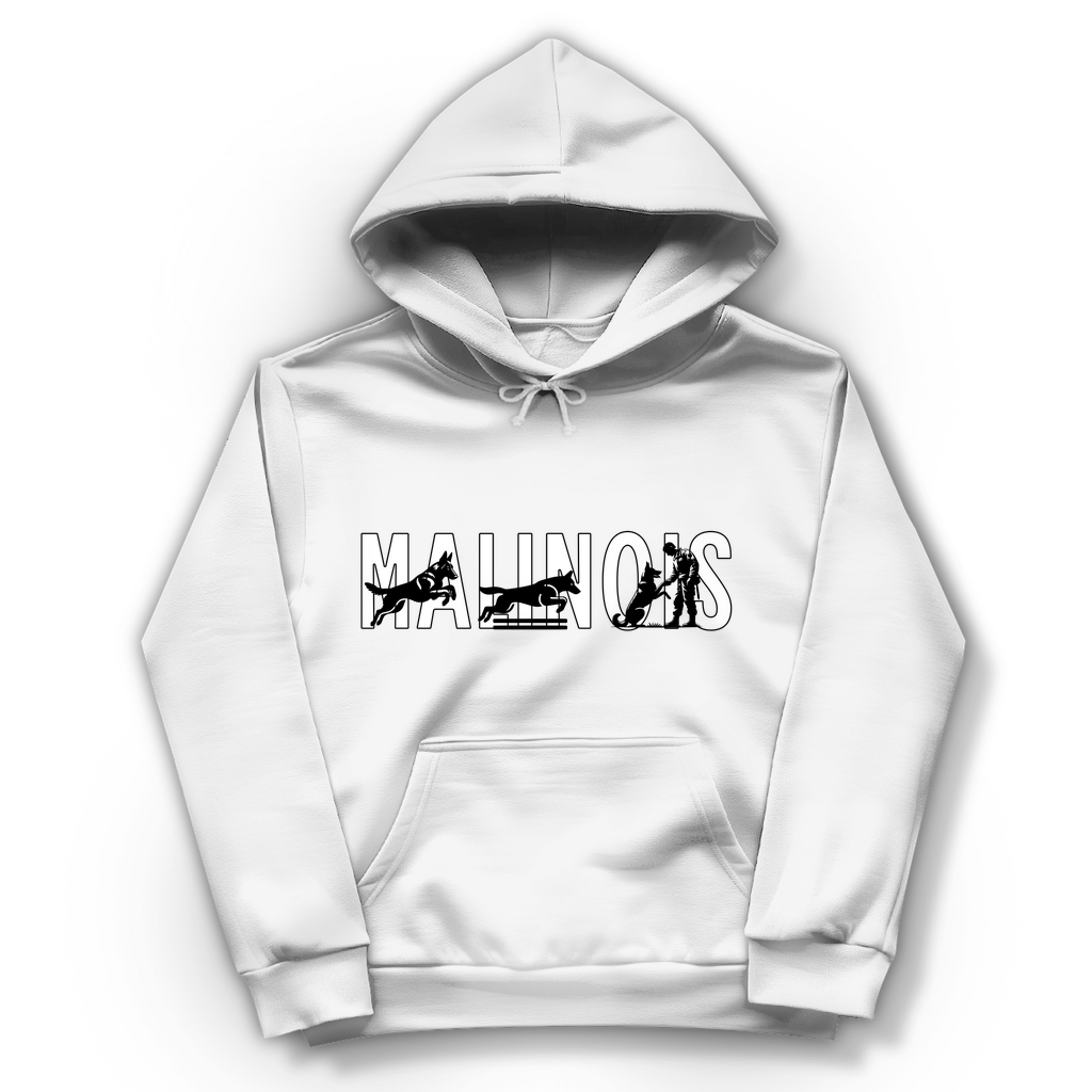 Damen Hoodie Malinois Schriftzug