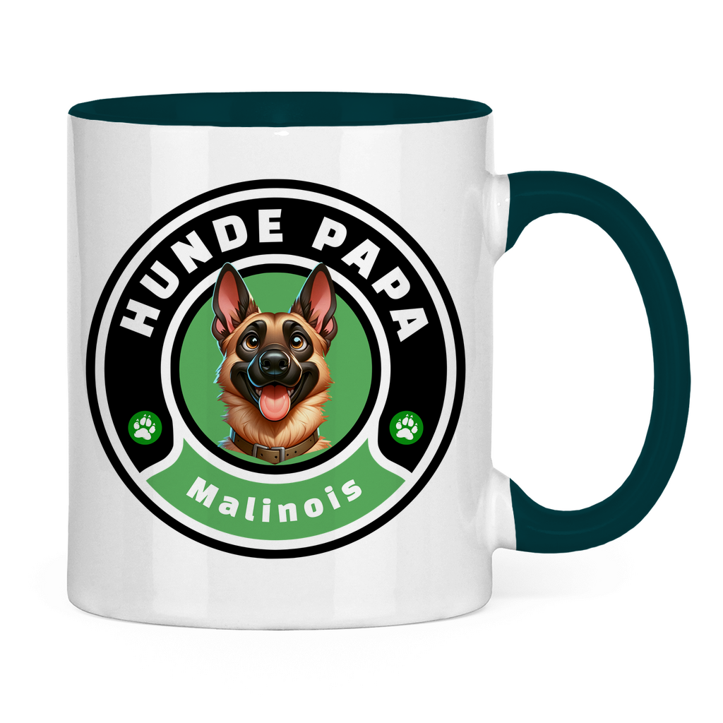 Tasse zweifarbig Hunde Papa Malinois