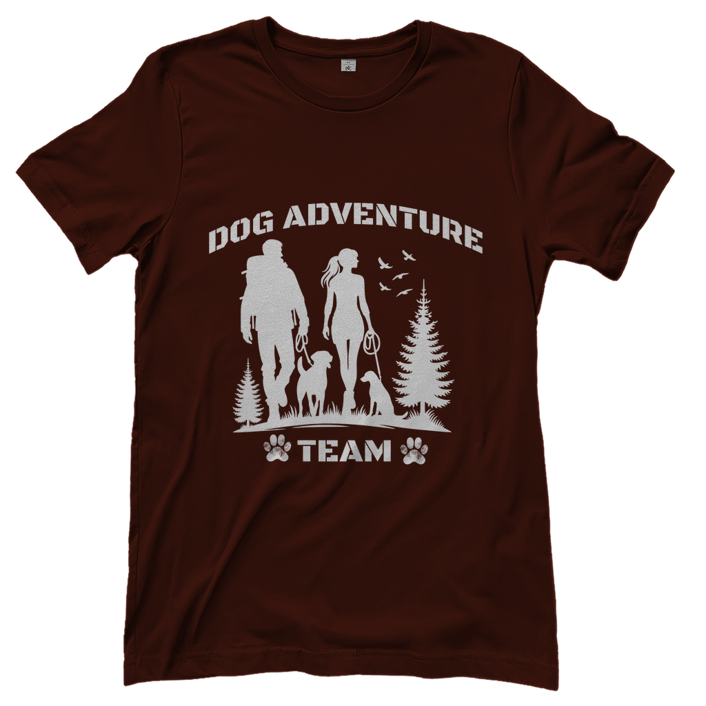 T-Shirt Dog Adventure Team für Damen