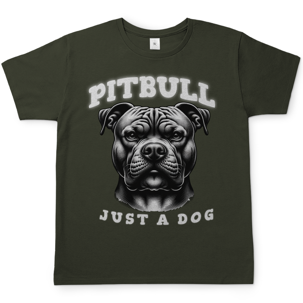 Pitbull - Just a Dog, Herren T-Shirt