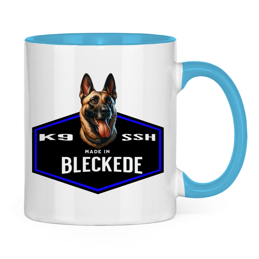 Sprengstoffspürhund Tasse – SSH-Motiv aus Bleckede für Hundefans
