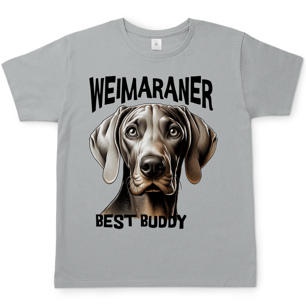 Weimaraner Kopf - Best Buddy, Herren T-Shirt