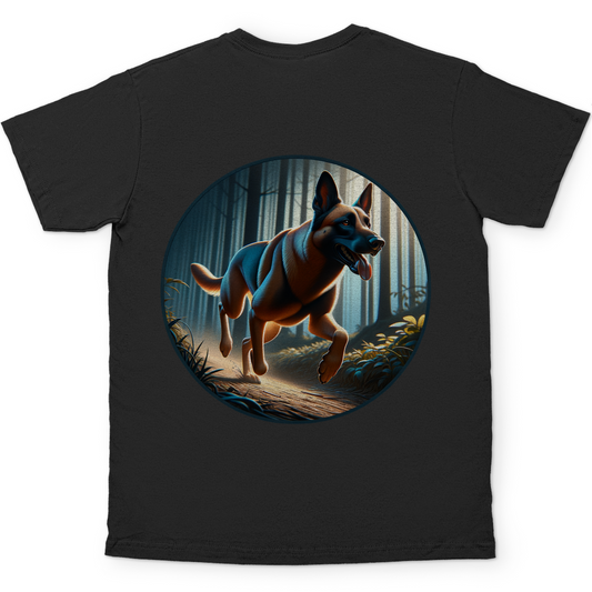 T-Shirt Malinois Rückendruck