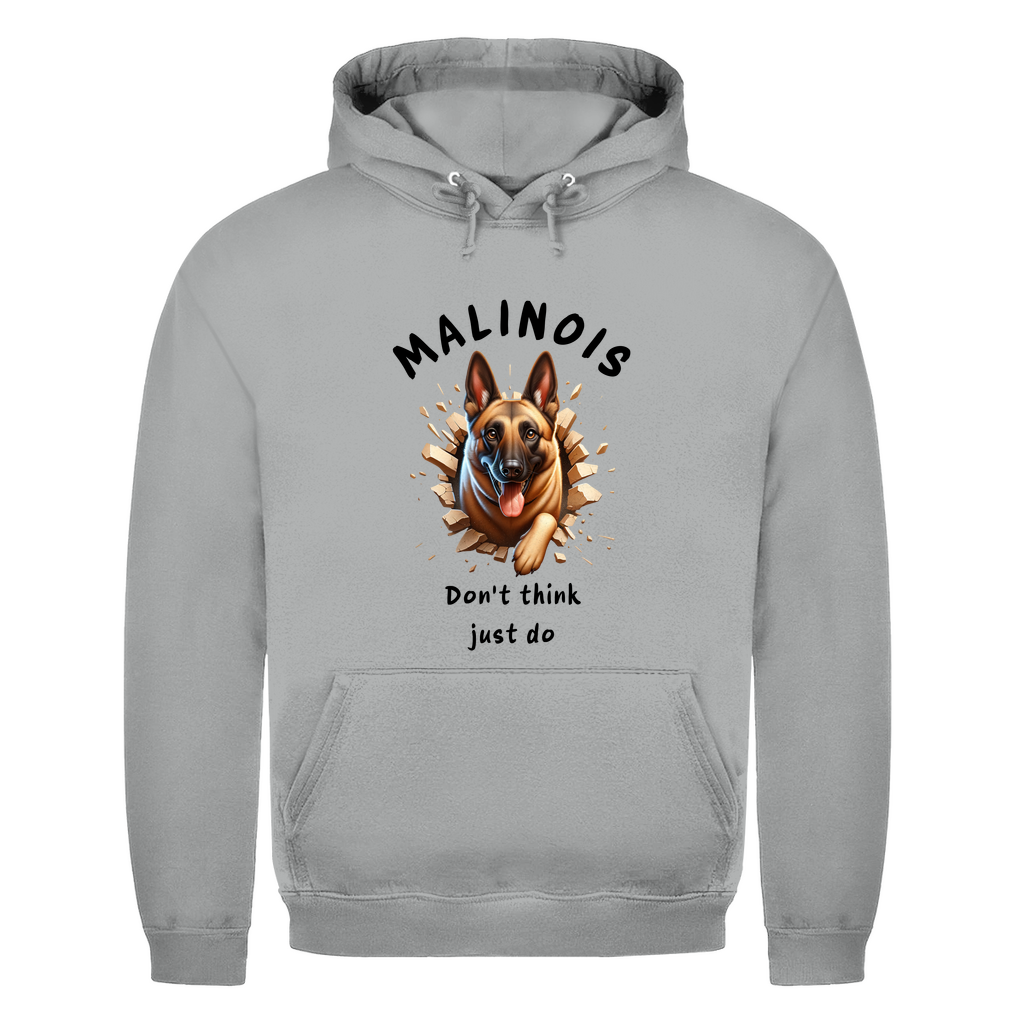 Herren Hoodie Malinois Don't think just do