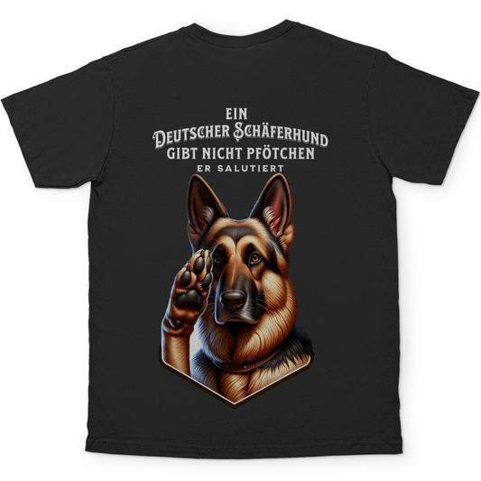 Herren T-Shirt DSH geben nicht Pfötchen