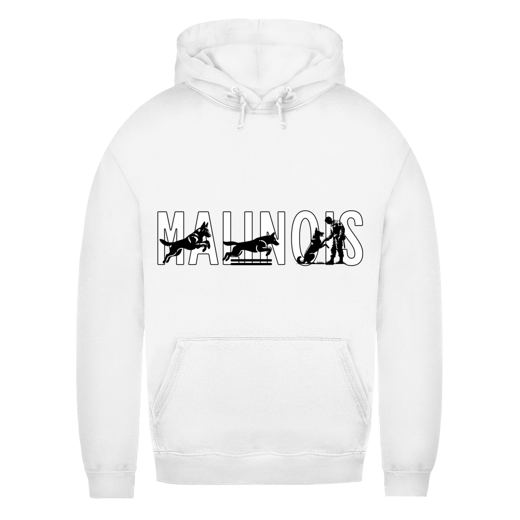 Damen Hoodie Malinois Schriftzug