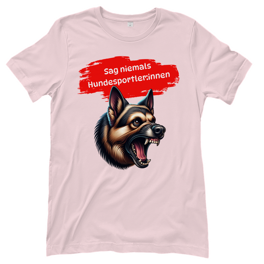 Deutscher Schäferhund Gendersprache Damen T-Shirt