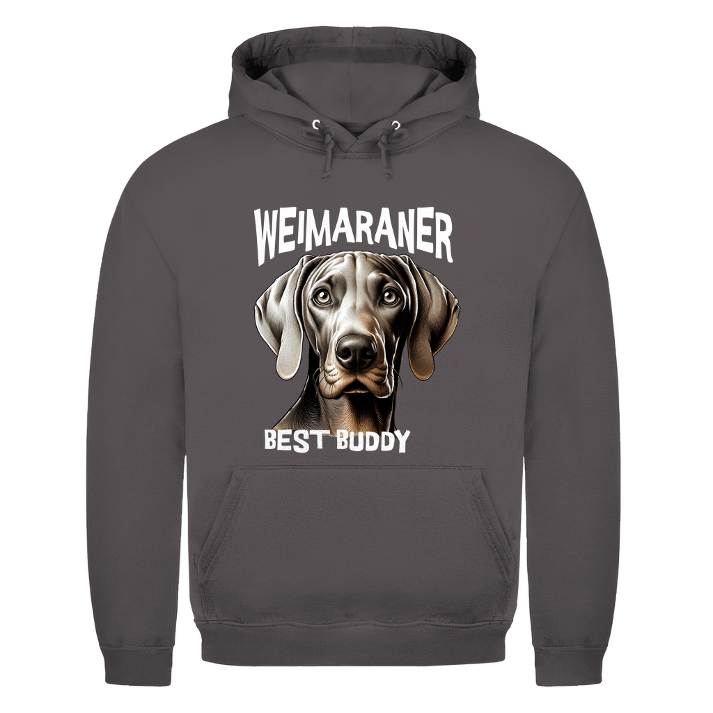 Herren Hoodie Weimaraner Kopf