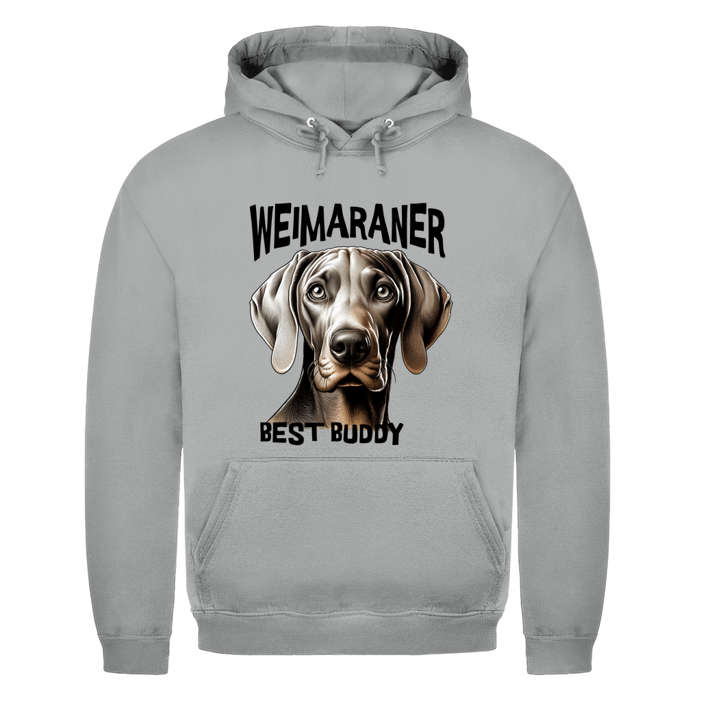 Herren Hoodie Weimaraner Kopf