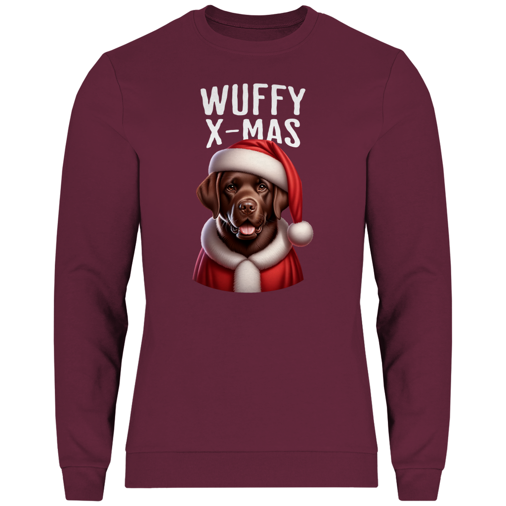 Labrador Weihnachts-Sweatshirt Herren/Unisex