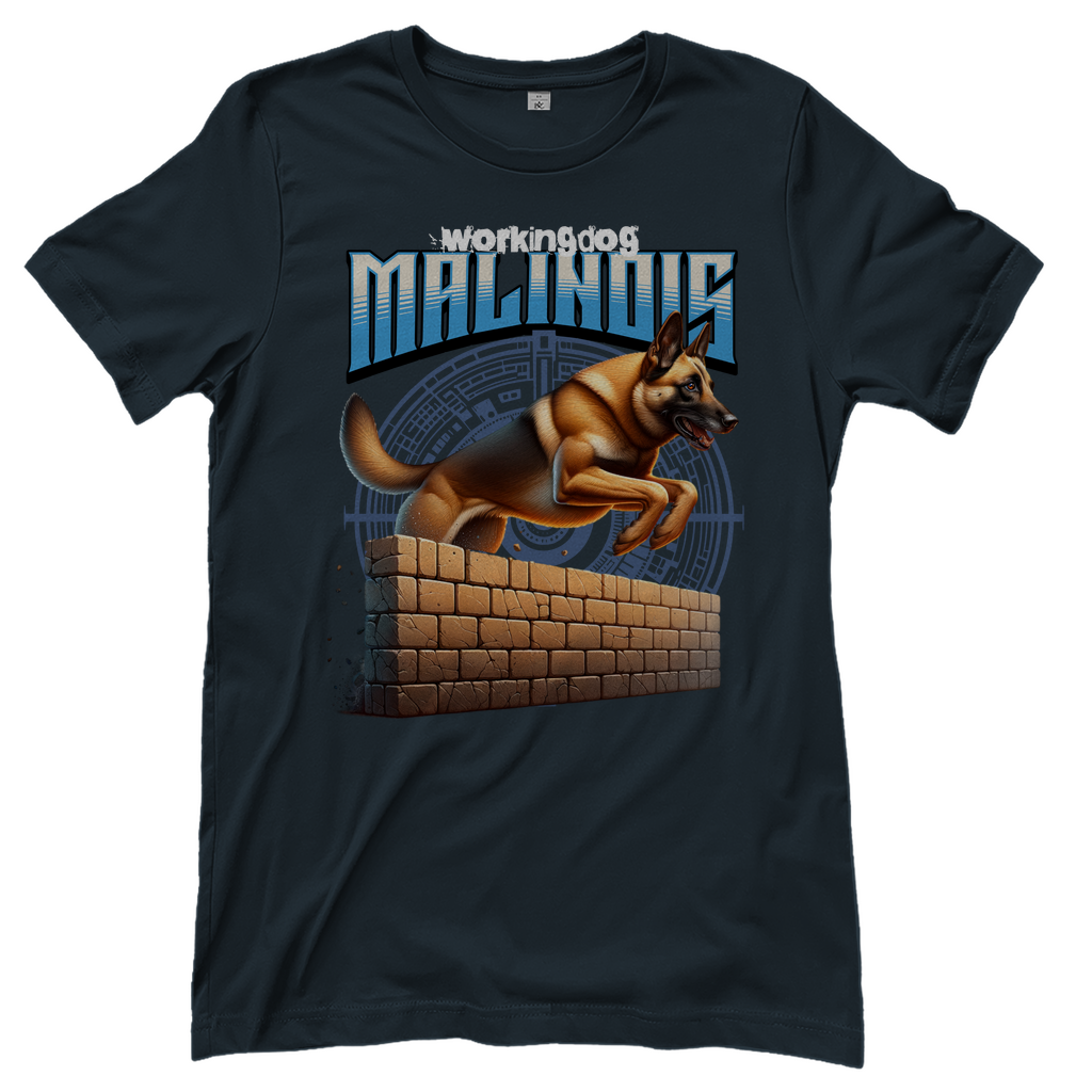 Springender Malinois T-Shirt für Hundesportlerinnen