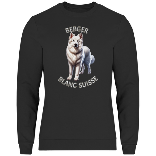 Berger Blanc Suisse, Weißer Schäferhund Sweatshirt, unisex