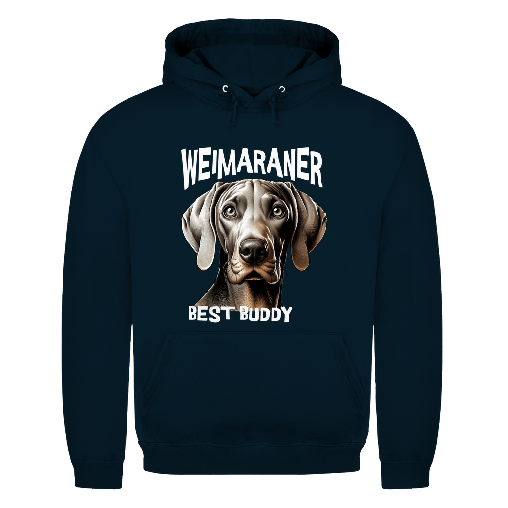Herren Hoodie Weimaraner Kopf