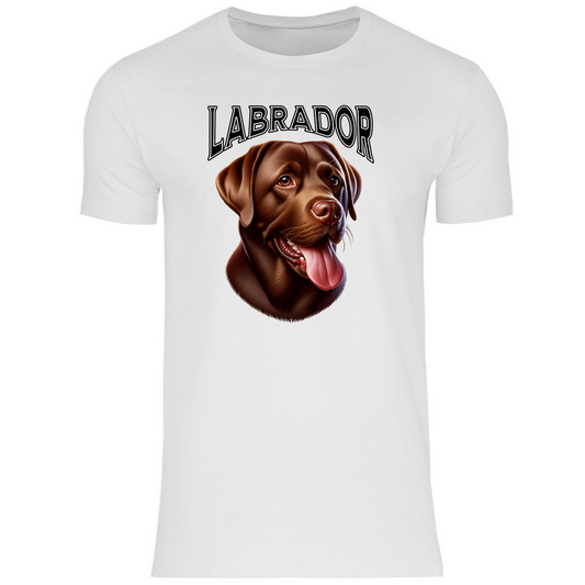 Herren T-Shirt Labrador Schoko